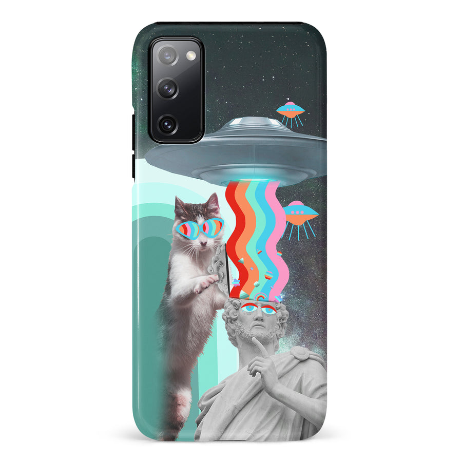 Samsung Galaxy S20 FE Roman Cats in Space Psychedelic Phone Case