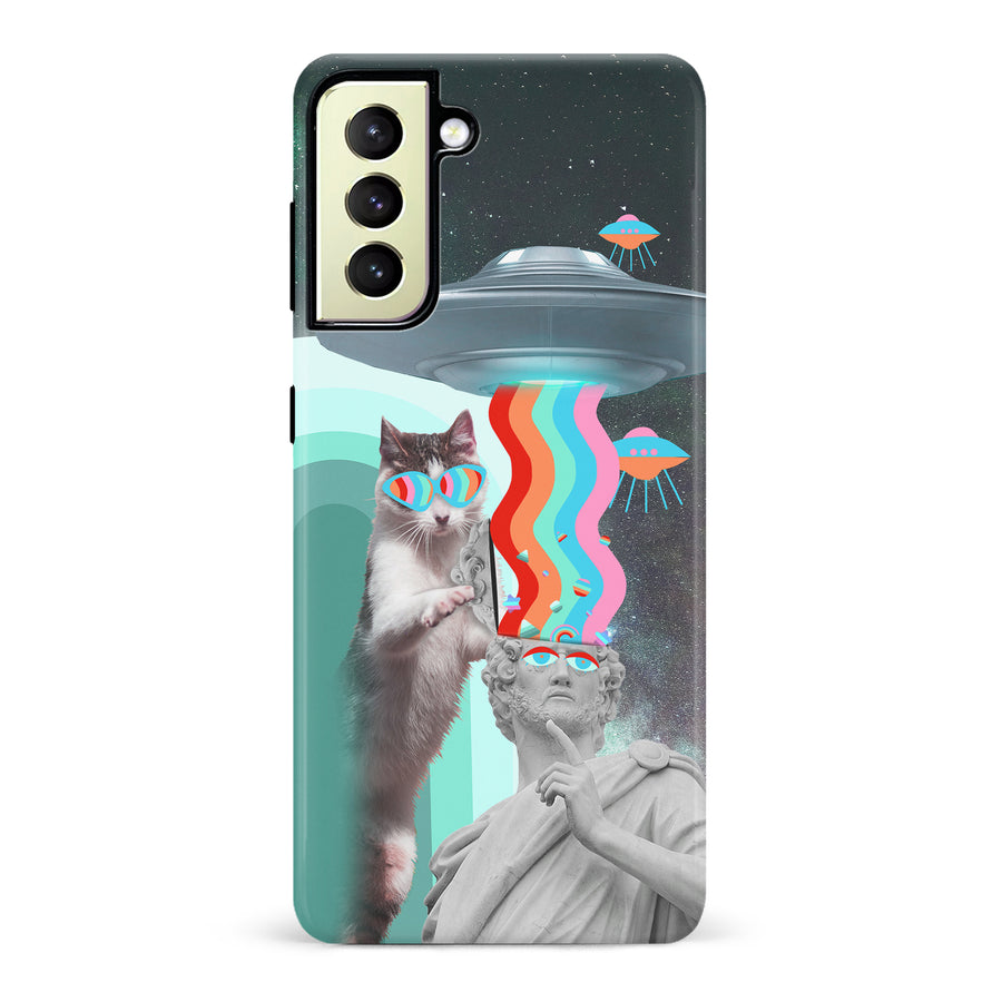 Samsung Galaxy S22 Plus Roman Cats in Space Psychedelic Phone Case