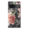 Google Pixel 6 Pro peonies one phone case in black