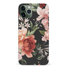 iPhone 11 Pro peonies one phone case in black