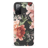 Samsung Galaxy S20 FE peonies one phone case in black