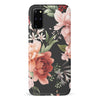 Samsung Galaxy S20 Plus peonies one phone case in black