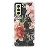 Samsung Galaxy S22 Plus peonies one phone case in black