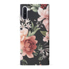 Samsung Galaxy Note 10 peonies one phone case in black