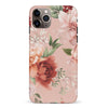 iPhone 11 Pro Max peonies one phone case in pink