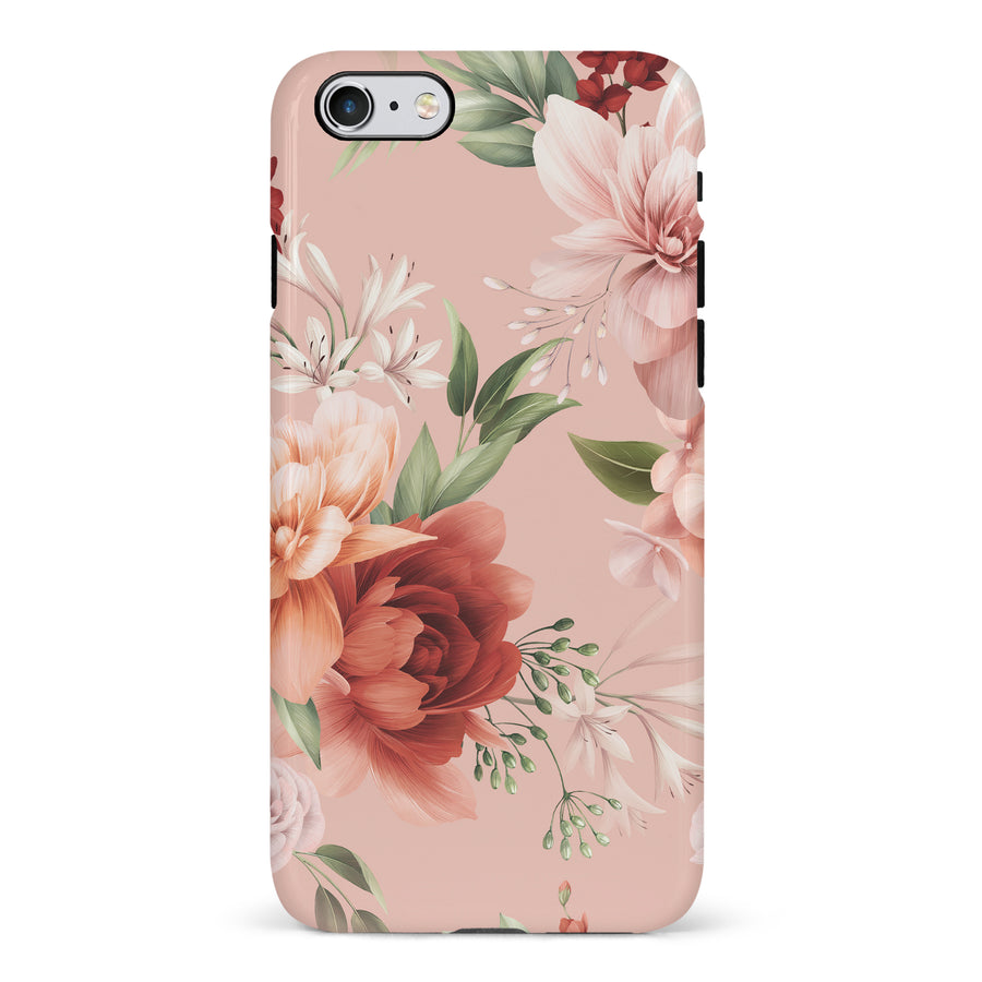 iPhone 6 peonies one phone case in pink