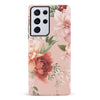 Samsung Galaxy S21 Ultra peonies one phone case in pink