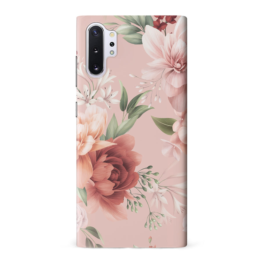 Samsung Galaxy Note 10 Plus peonies one phone case in pink