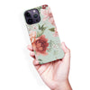 iPhone 14 Pro Max peonies one phone case in green