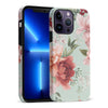 iPhone 14 Pro Max peonies one phone case in green