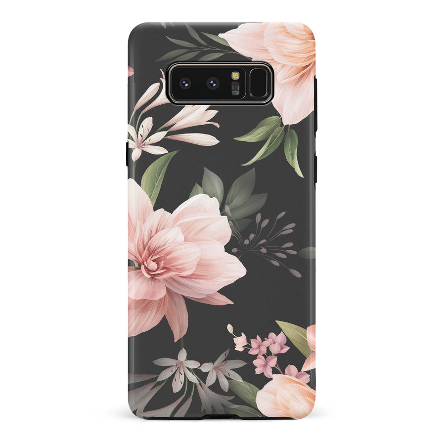 Samsung Galaxy Note 8 Peonies Two Floral Phone Case