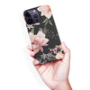 iPhone 14 Pro Max Peonies Two Floral Phone Case in Black