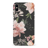 iPhone XS Max Peonies Two Floral Phone Case in Black
