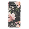 Samsung Galaxy S10 Peonies Two Floral Phone Case in Black
