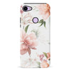 Google Pixel 3 Peonies Two Phone Case in White