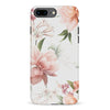 iPhone 7 Plus / 8 Plus Peonies Two Phone Case in White