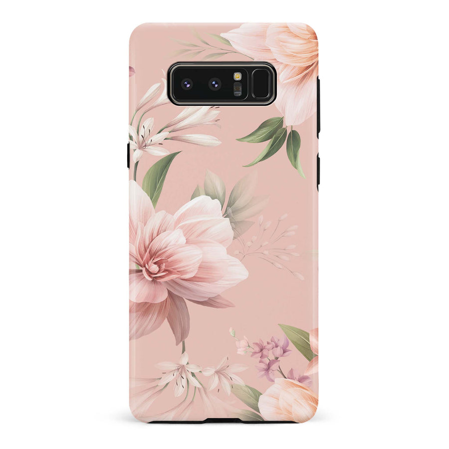 Samsung Galaxy Note 8 Peonies Floral Phone Case