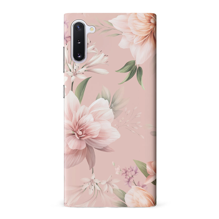 Samsung Galaxy Note 10 Peonies Two Floral Phone Case in Pink