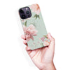 iPhone 14 Pro Max Peonies Two Floral Phone Case in Green