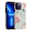 iPhone 14 Pro Max Peonies Two Floral Phone Case in Green