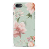 iPhone 7/8/SE Peonies Two Floral Phone Case in Green