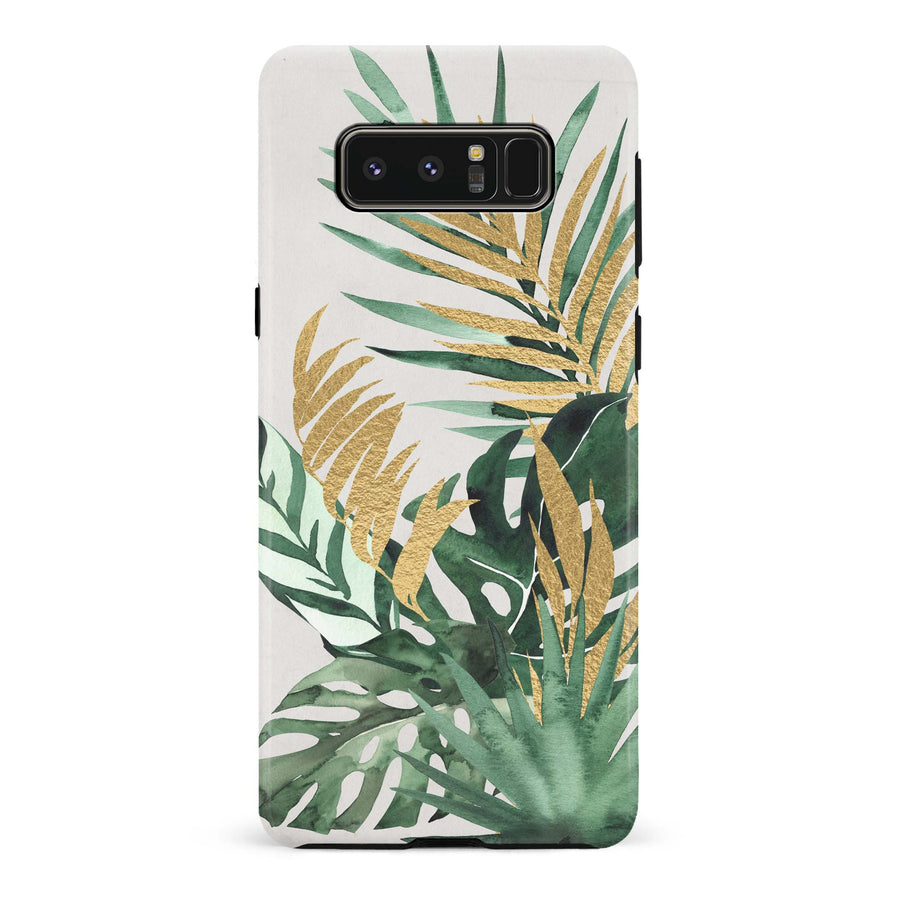 Samsung Galaxy Note 8 watercolour plants one phone case