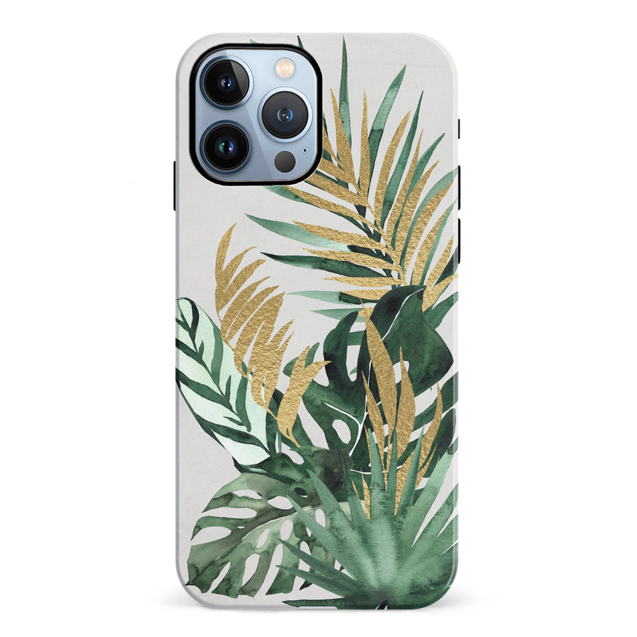 iPhone 12 Pro watercolour plants one phone case
