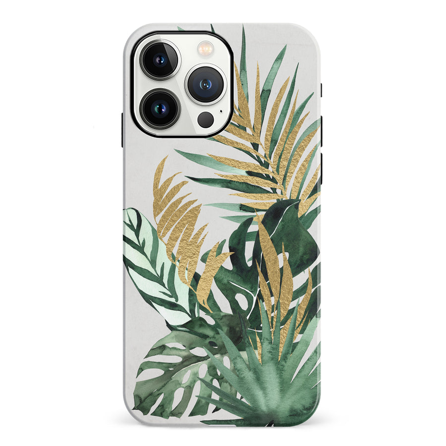 iPhone 13 Pro watercolour plants one phone case