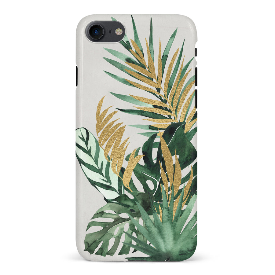 iPhone 7/8/SE watercolour plants one phone case