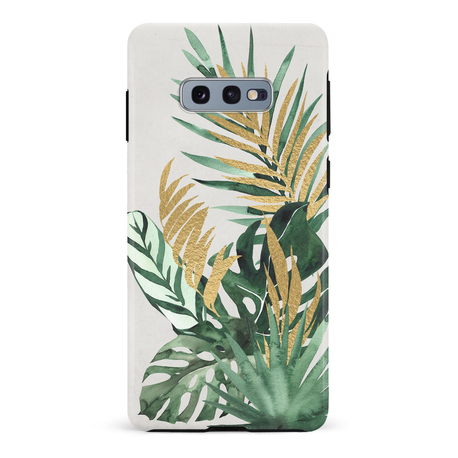 Samsung Galaxy S10e watercolour plants one phone case