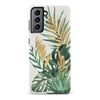 Samsung Galaxy S22 watercolour plants one phone case