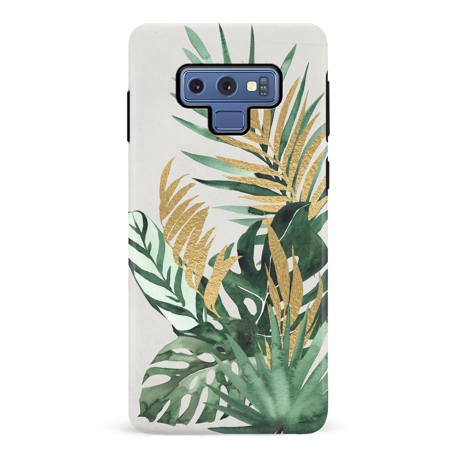 Samsung Galaxy Note 9 watercolour plants one phone case