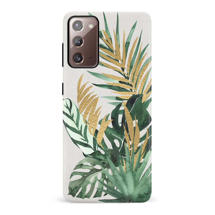 Samsung Galaxy Note 20 watercolour plants one phone case
