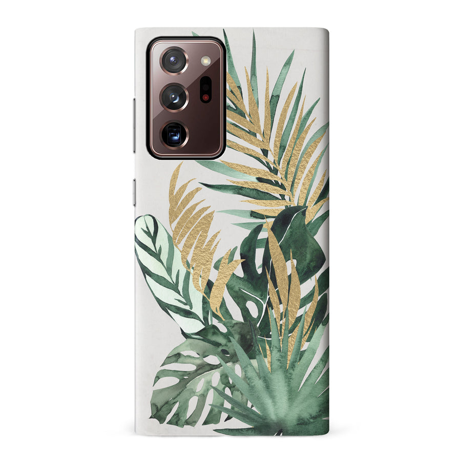 Samsung Galaxy Note 20 Ultra watercolour plants one phone case