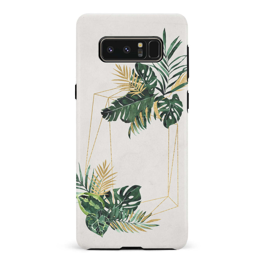 Samsung Galaxy Note 8 watercolour plants two phone case