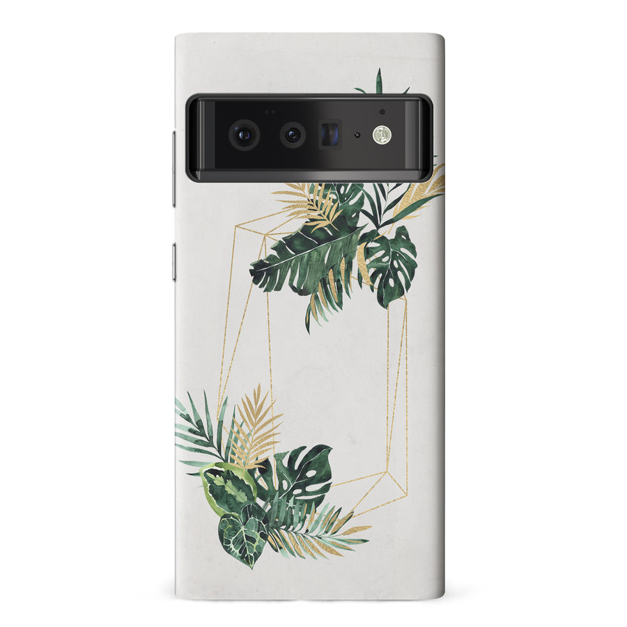 Google Pixel 6 Pro watercolour plants two phone case