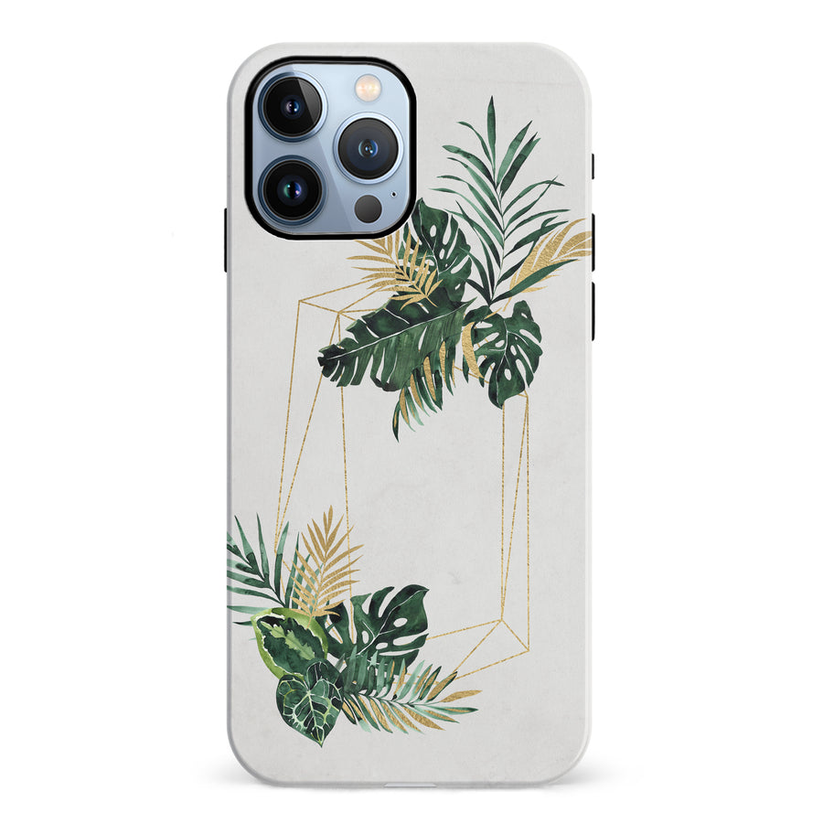 iPhone 12 Pro watercolour plants two phone case