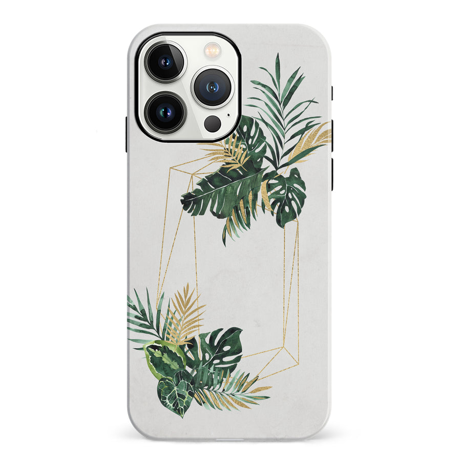 iPhone 13 Pro watercolour plants two phone case