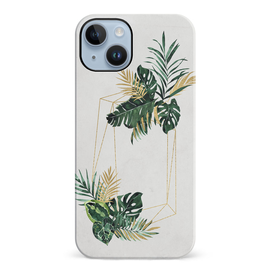 iPhone 14 Plus watercolour plants two phone case