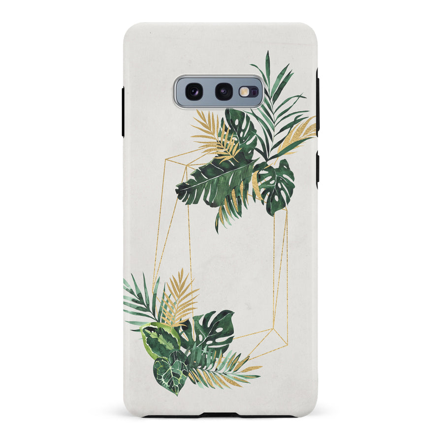 Samsung Galaxy S10e watercolour plants two phone case