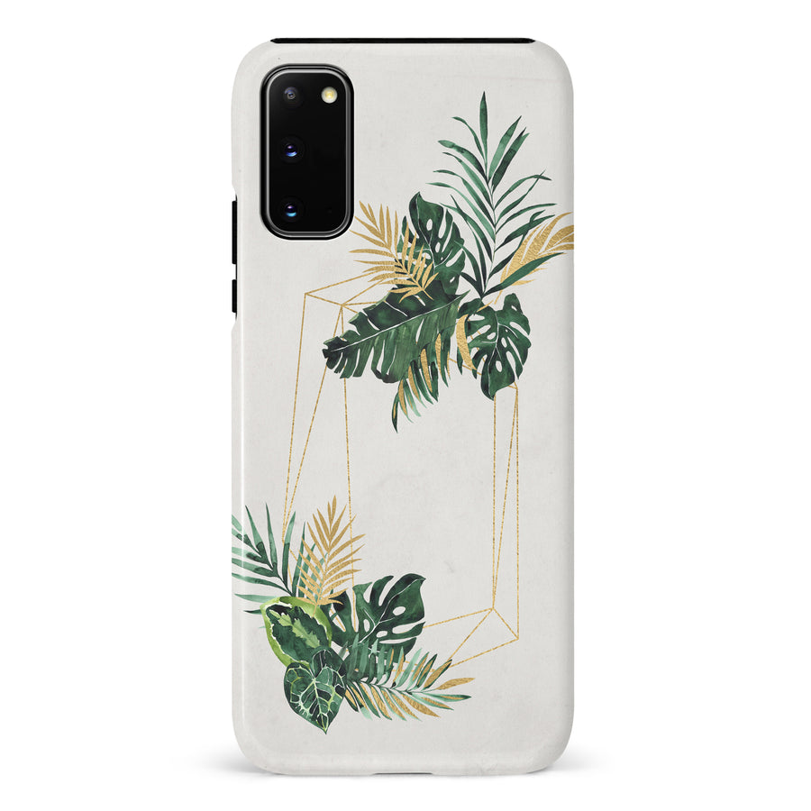 Samsung Galaxy S20 watercolour plants two phone case