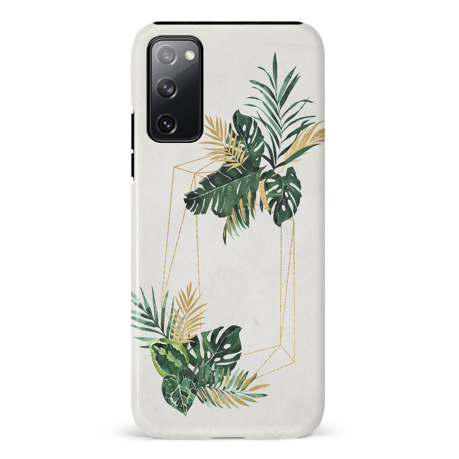 Samsung Galaxy S20 FE watercolour plants two phone case