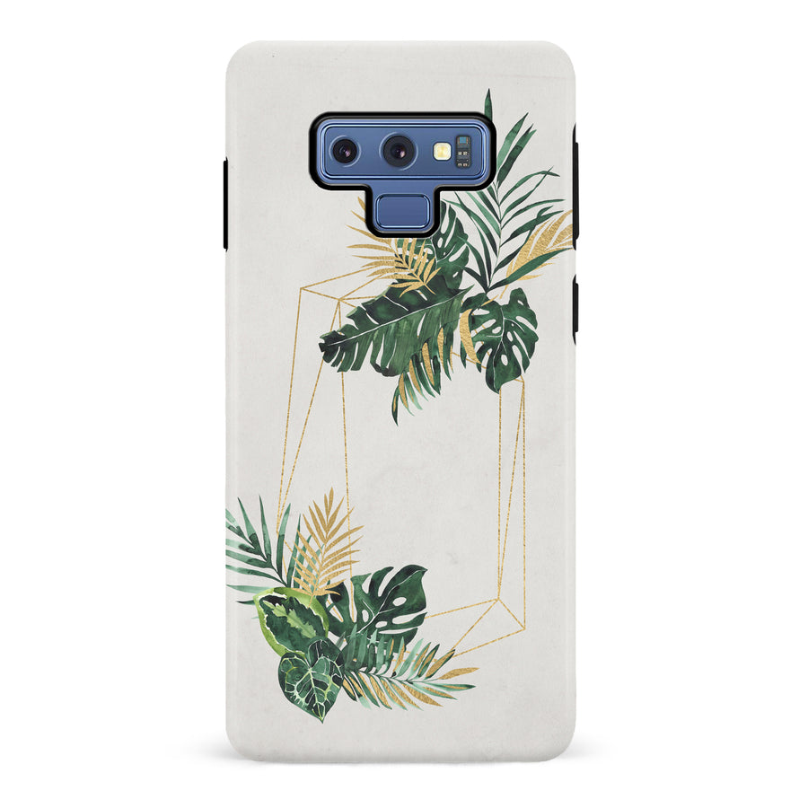 Samsung Galaxy Note 9 watercolour plants two phone case