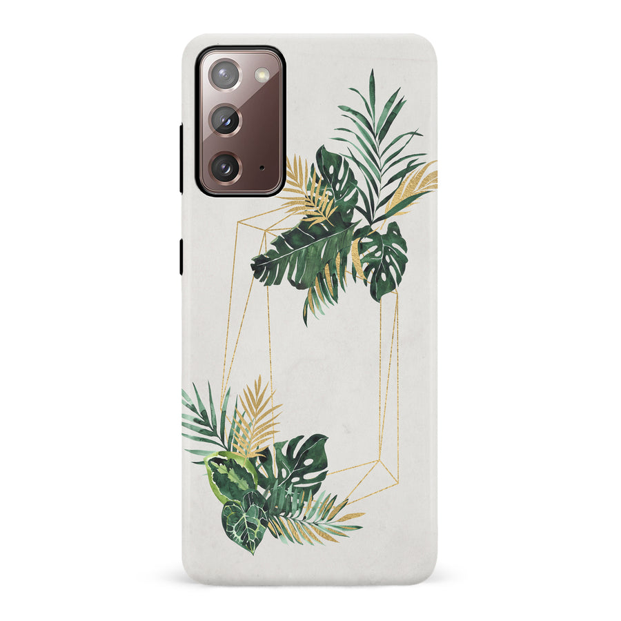 Samsung Galaxy Note 20 watercolour plants two phone case