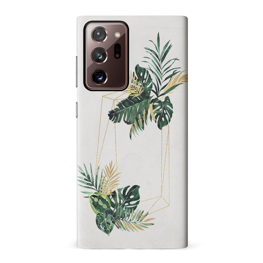 Samsung Galaxy Note 20 Ultra watercolour plants two phone case