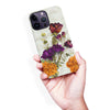 iPhone 14 Pro Max flowers on canvas phone case