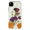 Google Pixel 4A flowers on canvas phone case