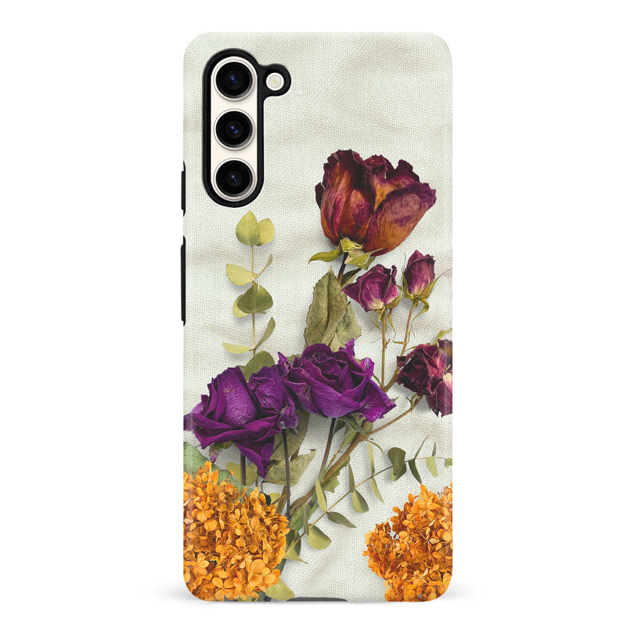 Samsung S23 Flowers on Canvas Floral Phone Case