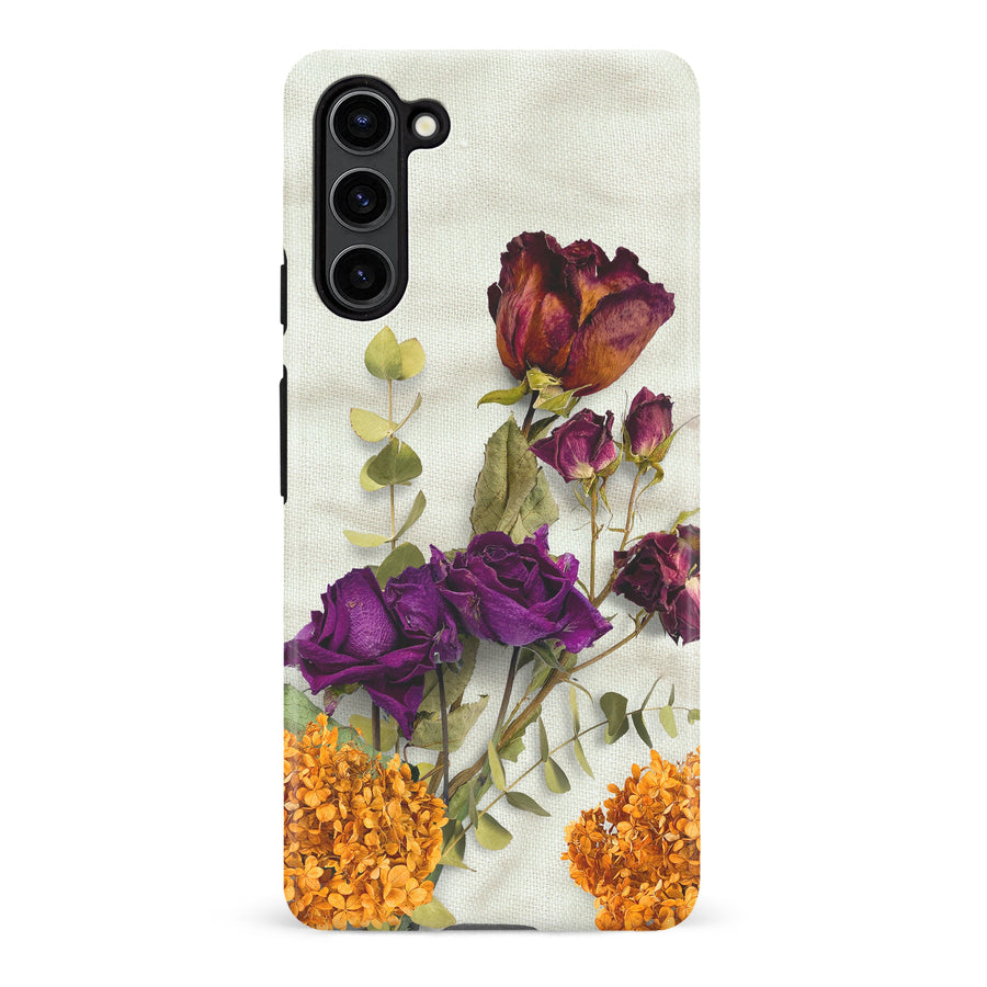 Samsung S23 Plus Flowers on Canvas Floral Phone Case