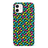 iPhone 12 Mini 90's Geometry Phone Case in Black